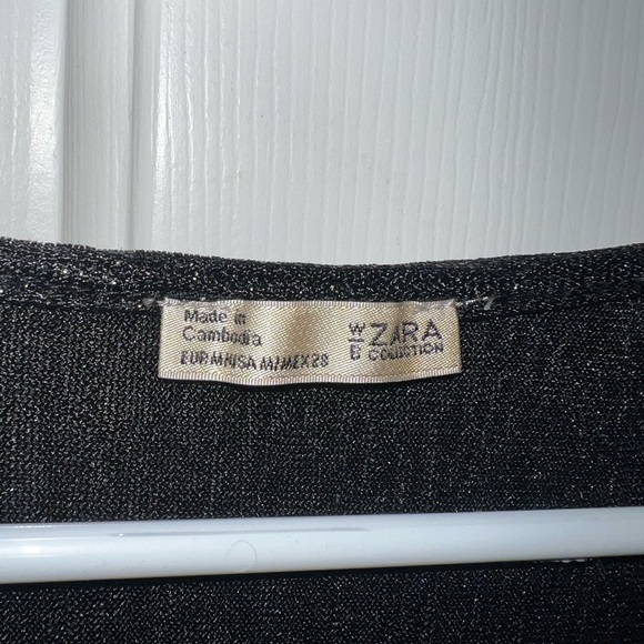 Black Zara Women’s Sparkly Dress - Picture 4 of 4